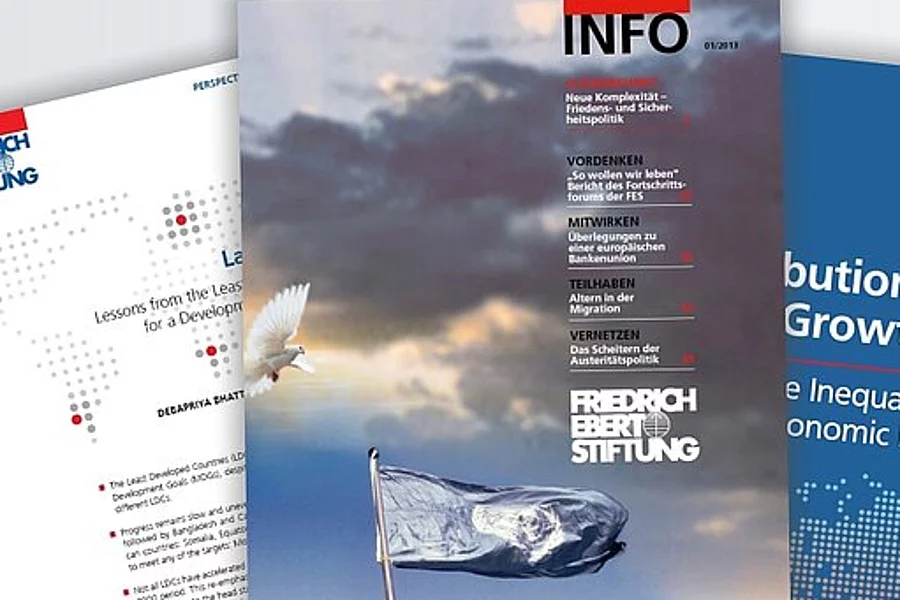 Covers of FES Publications worldwide.