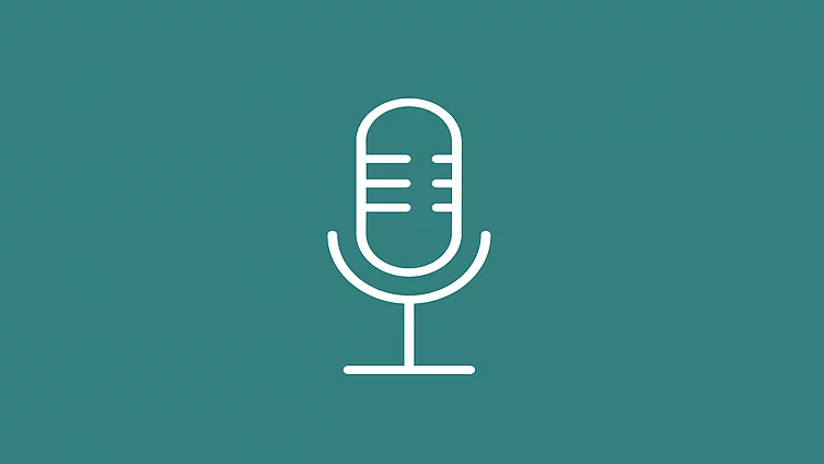 Animirani logo podcasta Riječ na E.