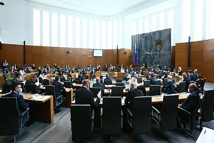 Who has (and who does not have) a seat in the Slovenian Parliament?