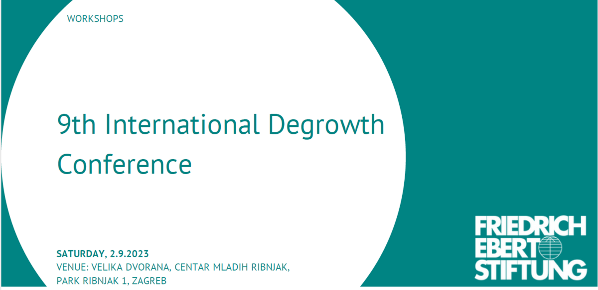 Fes Workshops Im Rahmen Der 9 Internationalen Degrowth Konferenz