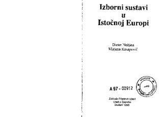 Izborni sustavi u Istočnoj Europi